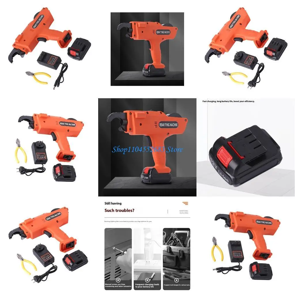 Y6GD HandsFree Electric Bar Tiers Waterproof Design Long Last Lithium batteries Ergonomic Grip For Structural Engineering