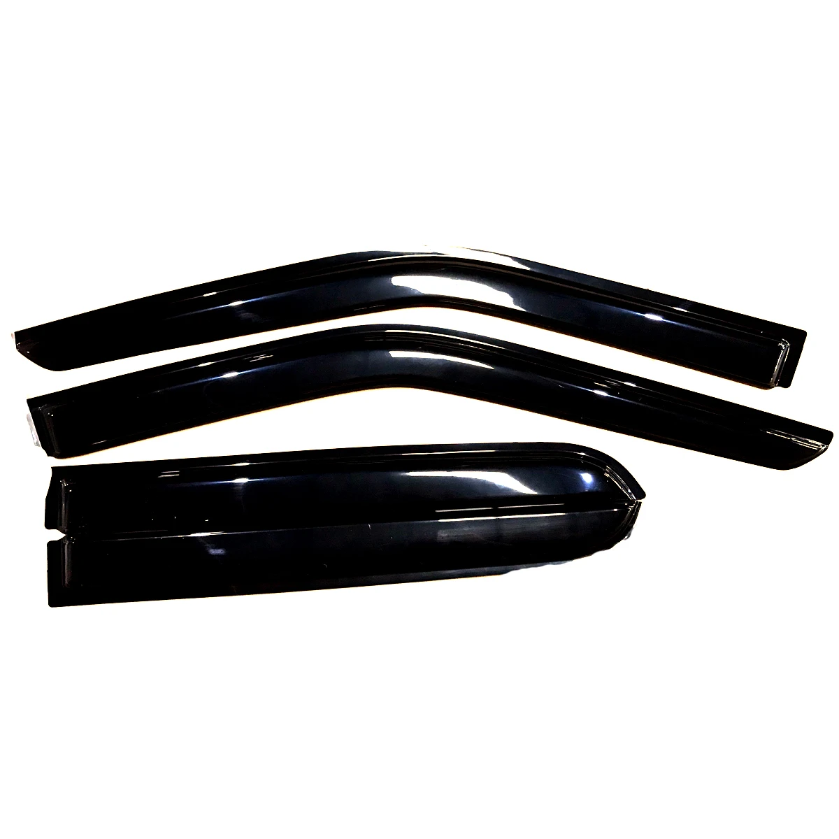 4pcs Out Channel Sun Rain Vent Window Visors For 15-21 Ford F150 Supercrew Cab