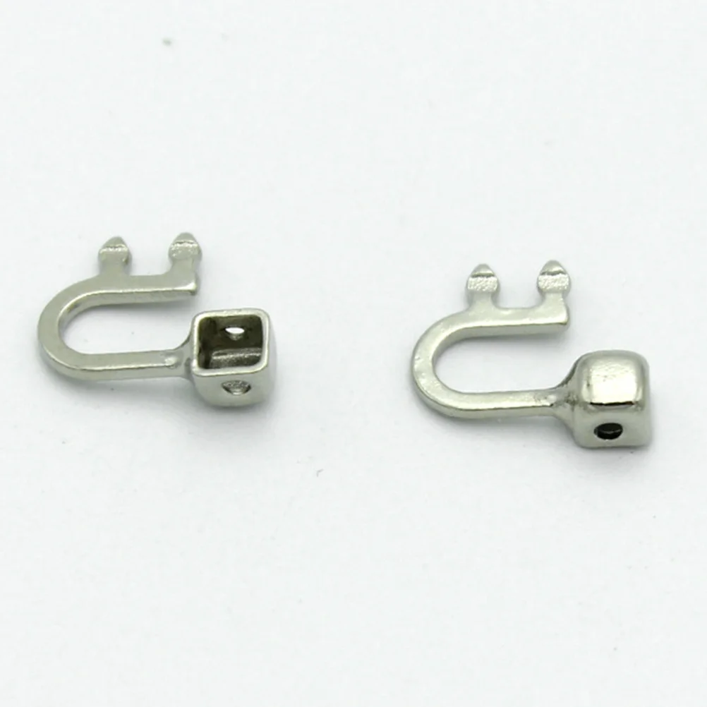 Staffa per nasello inseribile in metallo per occhiali Parti di riparazione per occhiali Supporto in argento Anti confortevole Vestibilità vari