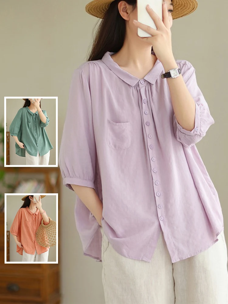 

Ele Pure Color Seven-Quarter Sve irt, летняя женская одежда большого размера, утягивающий неровный топ для повседневной одежды