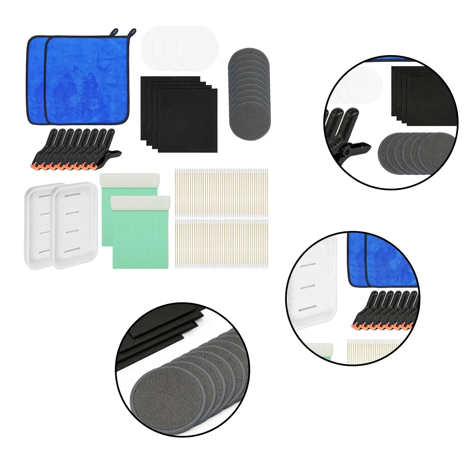Card Flattening Kit Restoration Tool With Fixing Clamps & EVA Shaping Foam For Bending Creases Removal, Collectors Professionals