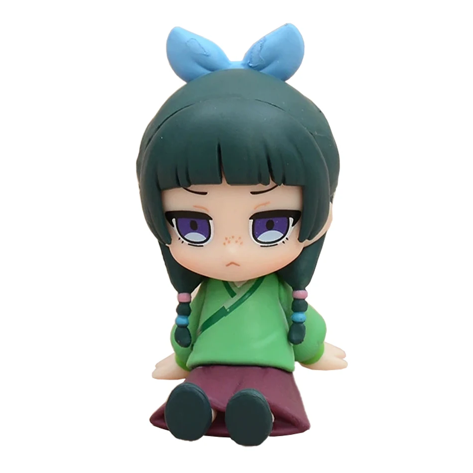 Q Version The Apothecary Diaries Maomao Jinshi Mini Figure Anime Periphery Kawaii Sitting Toys Desktop Car Ornaments Model Gifts