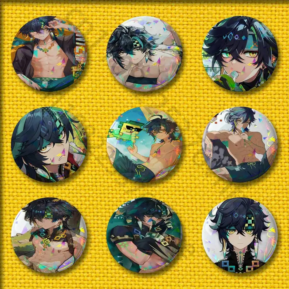 

Genshin Impact Kinich Badges 75mm 25mm 44mm 32mm 58mm Round Pin Brooch Souvenir Clothes Cosplay Gift Accessories