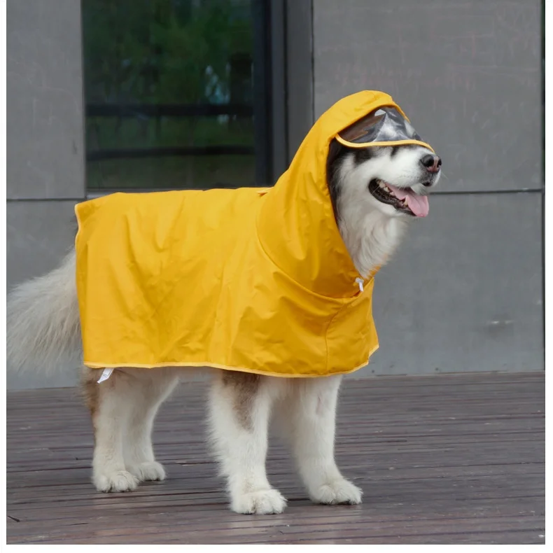 Pet raincoat waterproof dog set pet raincoat teddy coat fund fur pet clothes