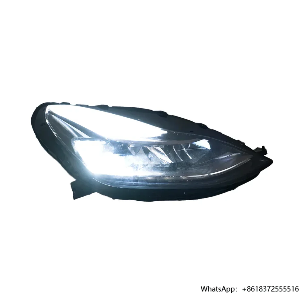 

X VLAND High Quality LED Car Headlight For Tesla Model 3 2017-Up 12V White Light At 6000K Blue DRL New Condition