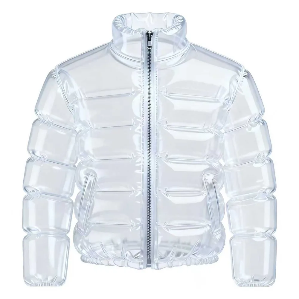 Divertida Chaqueta Transparente a Prueba de Fugas para Cerveza, Chaqueta Portátil para Llevar Cerveza, Chaqueta de PVC Recargable para Bebidas, Carnavales