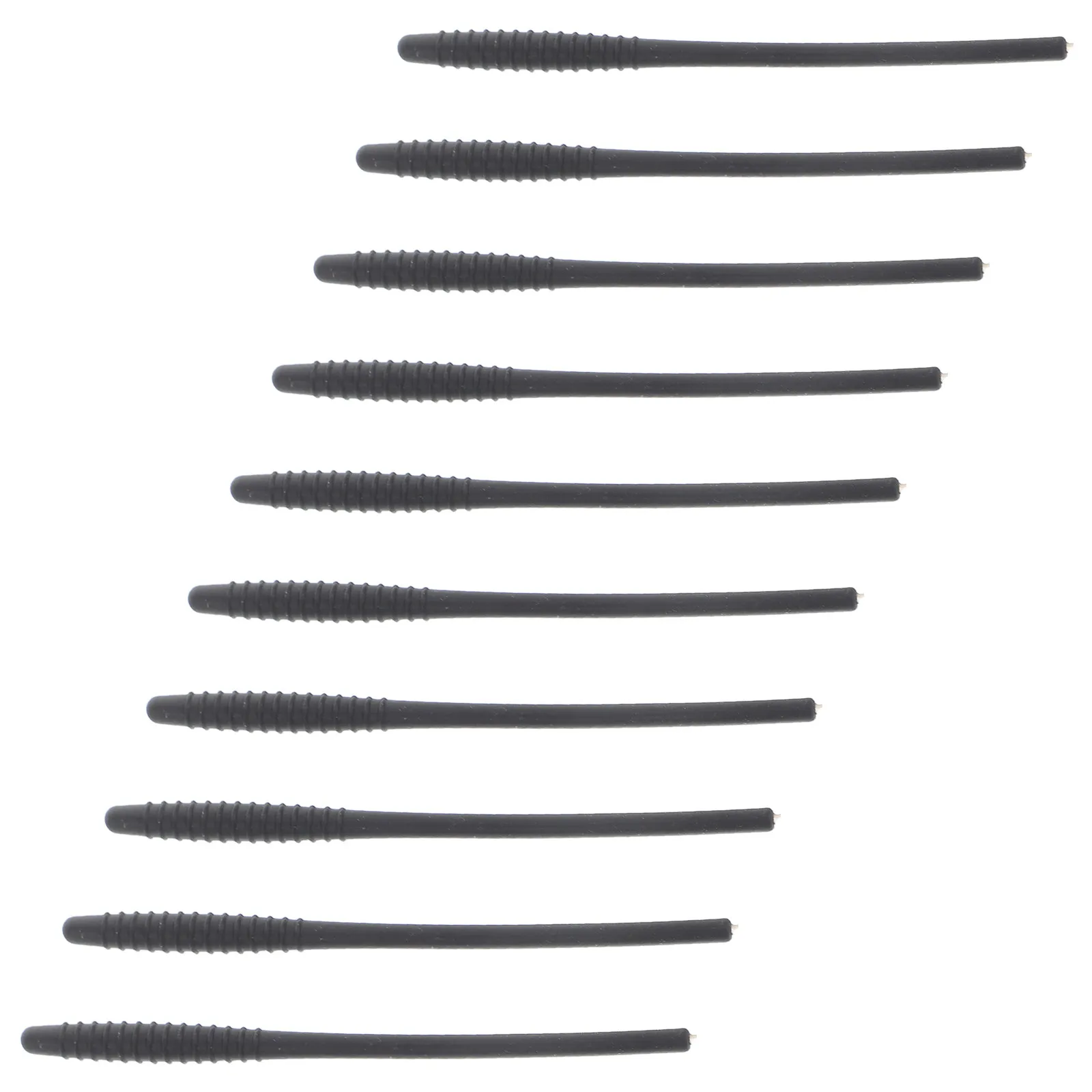 

10Pcs Soft Silicone Eyeglass Tips Anti-Slip Temple Sleeves Replacement Retainers for Glasses Fine Round Hole Design Versatile