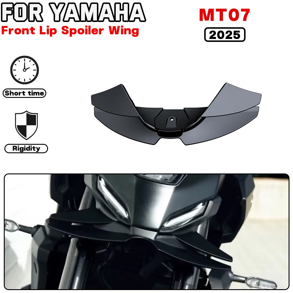 

For YAMAHA MT-07 2025 New Motorcycle Downforce Naked Frontal Spoilers Front Spoiler Lower Spoiler Lower Lip Winglet
