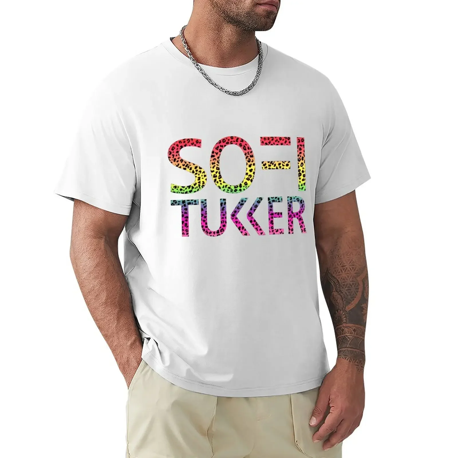 

Sofi Tukker Animal Print T-Shirt sweat summer clothes oversizeds T-shirt men