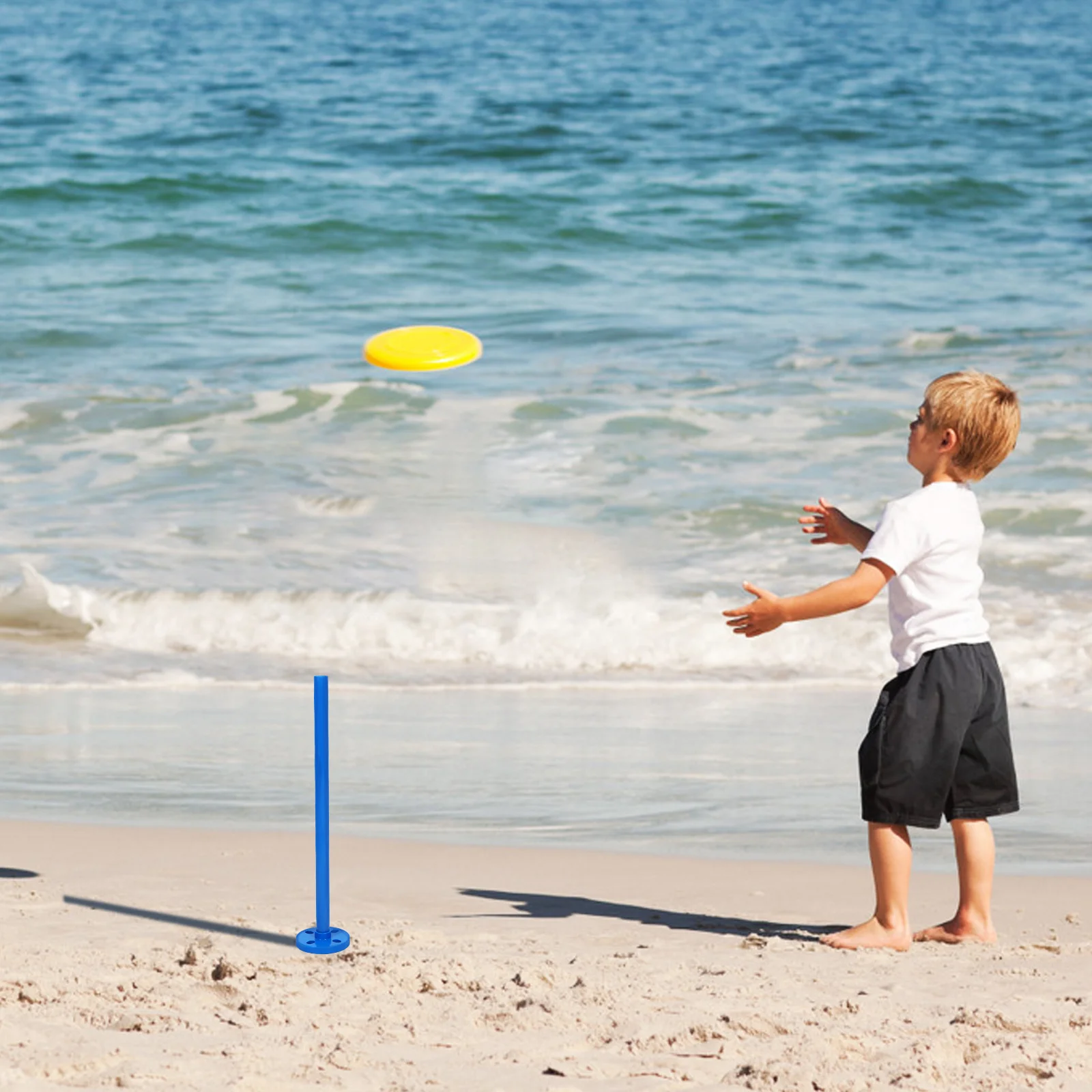 

2Pcs Balance Column Plastic High Jump Replaceable Outdoor Training Stand Part Top Balanced Column Sports Leisure Equipment