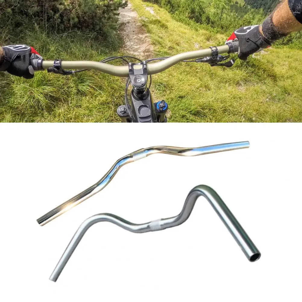 Handlebar Riser Anti-oxidation Ultralight Aluminum Alloy 22.2x580mm Swallow-shaped Handlebar for Cycling