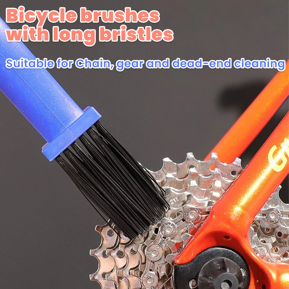 1/3PCS Bicycle Chain Cleaner Brush 3D Bicycle Motorcycle Cleaning Cycling Clean Chain Cleaner Outdoor Scrubber Tool for Road MTB