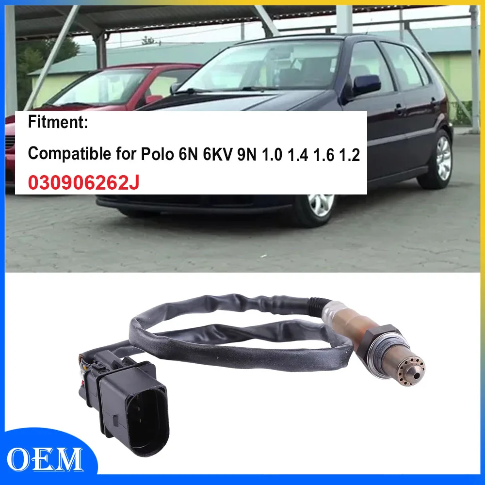 

510mm 5-core Oxygen Sensor O2 Sensor Compatible for Polo 6N 6KV 9N 1.0 1.4 1.6 1.2 Replaces 030906262J