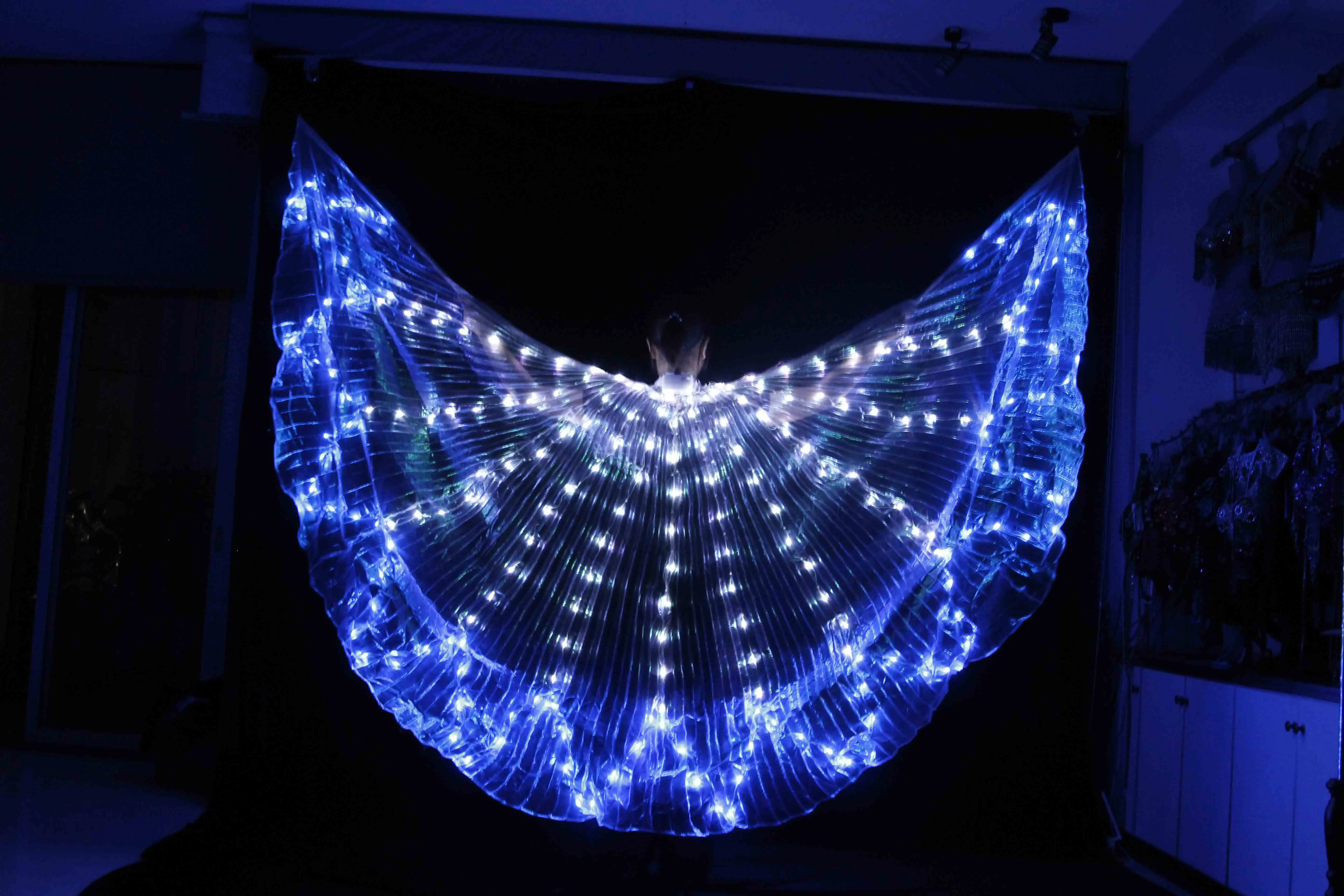 2022 New Coming LED Luminous Performa Clothing Led Wings for Dance Wear Rave Wear Festival