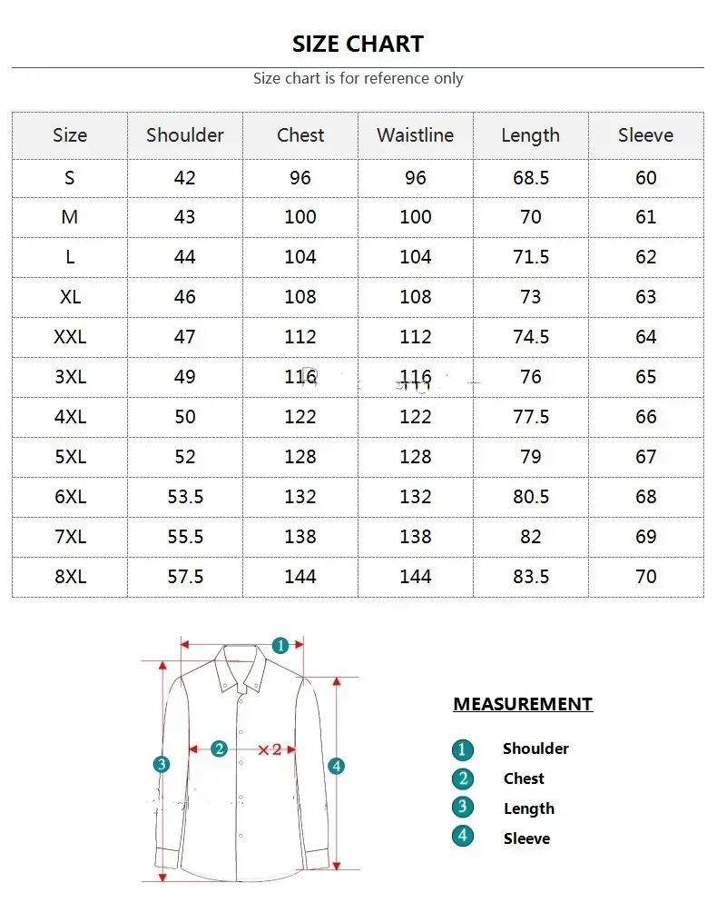 Plus Size 7XL 8XL Men Business Shirt Fashion White Classic Basic Slim Dress Long Sleeve Shirt Male Brand Clothes Tees