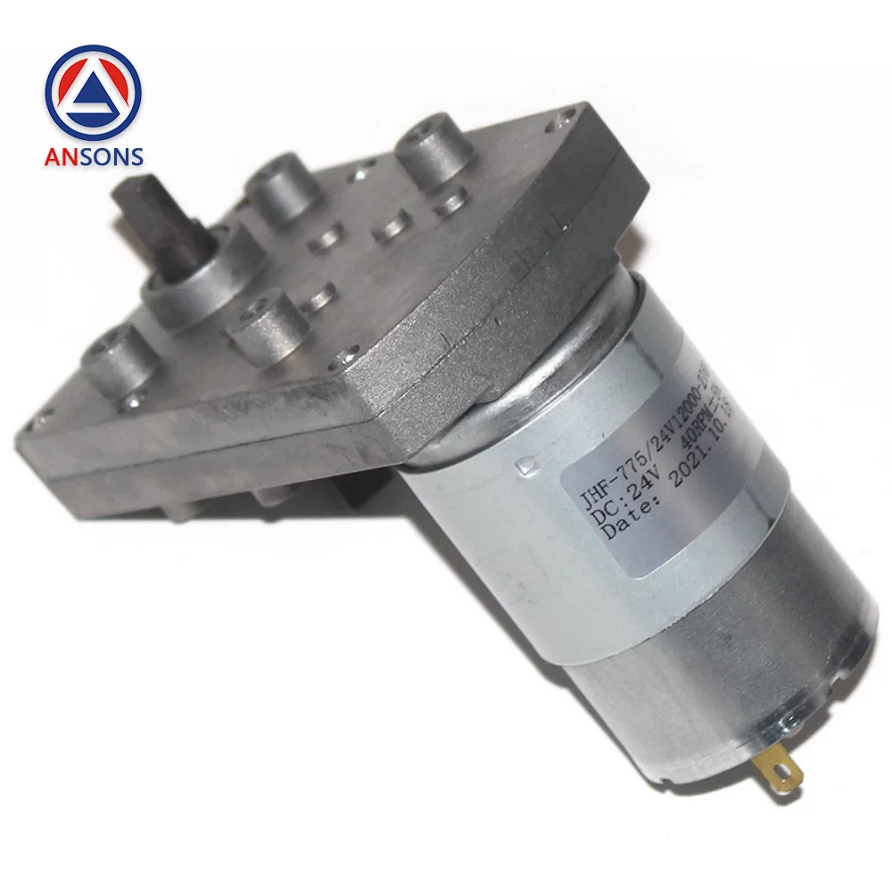 

JHF-775 12V-24V Elevator Square DC Gear Reduction Motor Miniature Motor High-Power For Rope Clamp Ansons Elevator Spare Parts