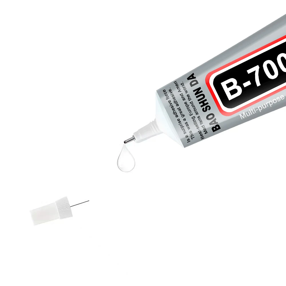 15ML 50ML 110ML B-7000 Klarer Kontakt-Telefonreparaturkleber Universal Glas Kunststoff DIY Kleber T7000 mit Präzisionsapplikatorkleber – Detail 2