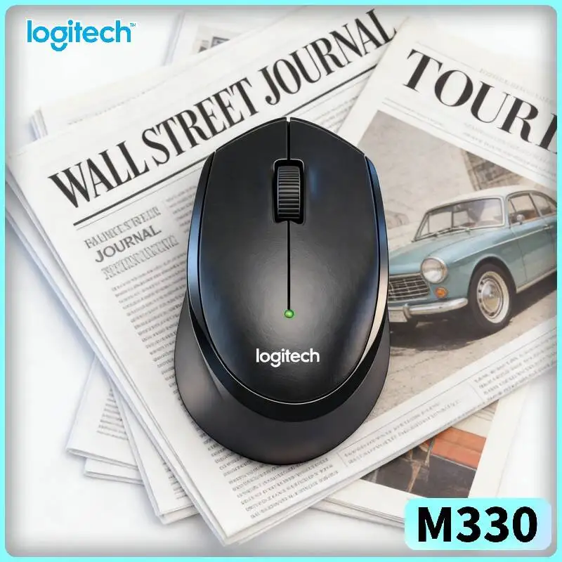 Built In Dongle Slot Logitech M330 Silent Wireless Mouse Prevent Receiver Loss For Outdoor Mobile Office Use