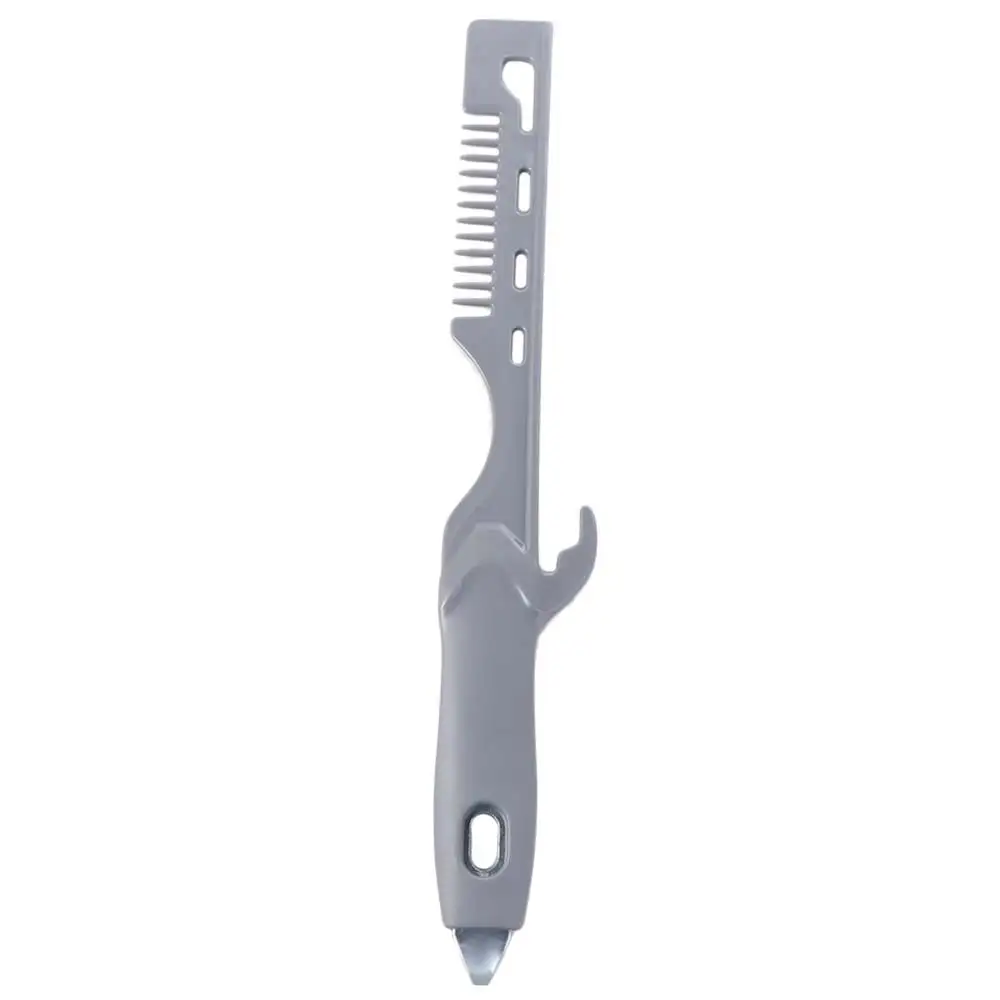

2Pcs Paint Paddle Manual Paint Mixer Plastering Compact Handheld Paint Stirrer Reusable Gray Paint Brush Comb