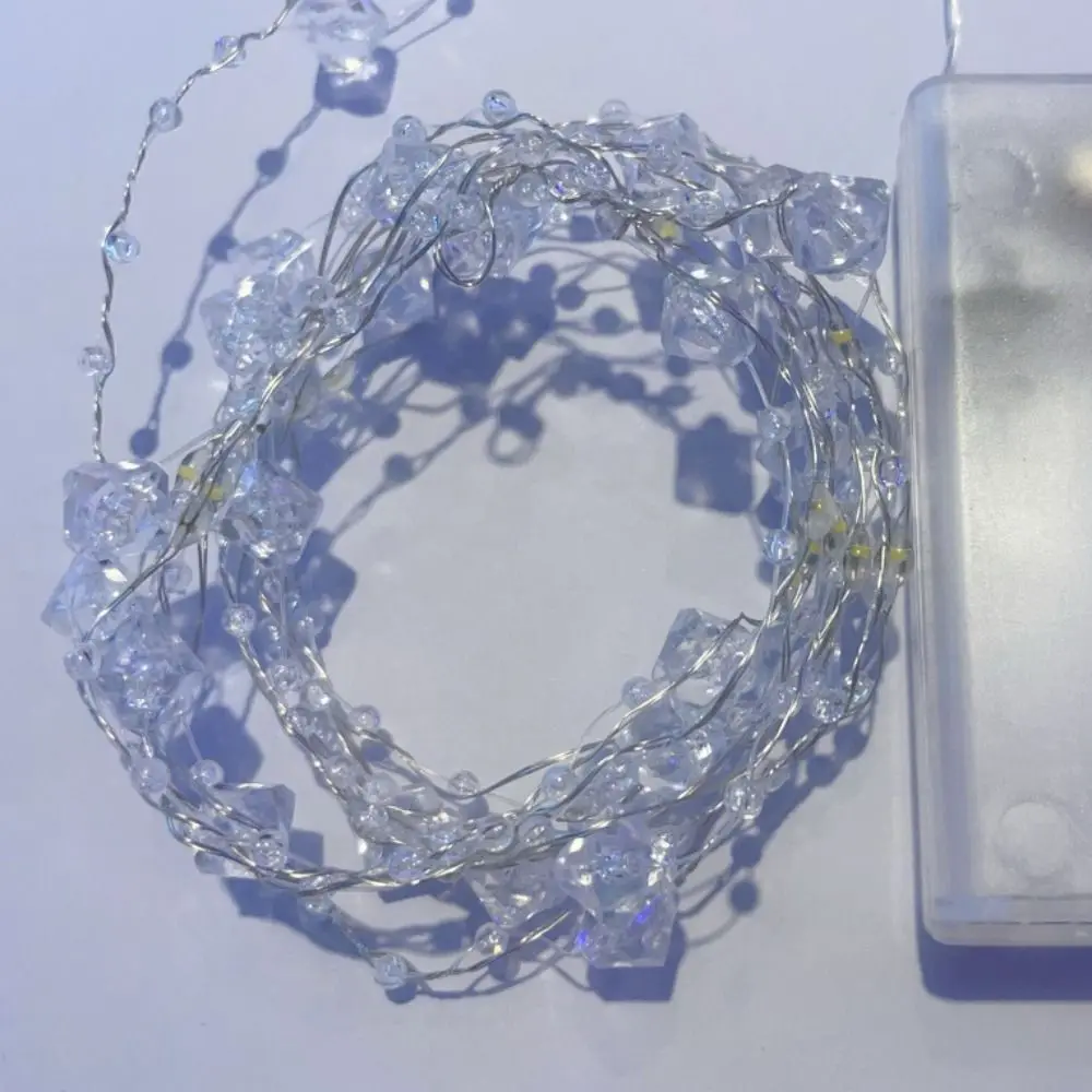 Creative 10m LED String Lights Secure Portable LED Copper Wire Lights Battery Operated Plastic Festival Light Party