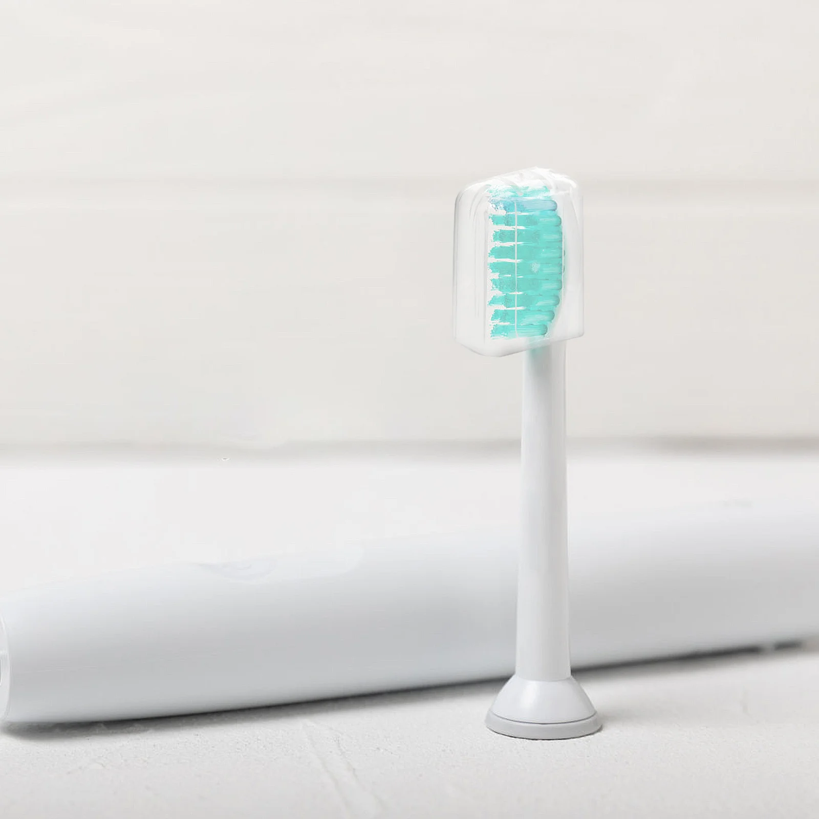 20 قطعة أغطية فرشاة الأسنان حماة شفافة سهلة إزالة قبعات المحمولة لرؤوس فرشاة الأسنان الكهربائية السفر الغبار #2