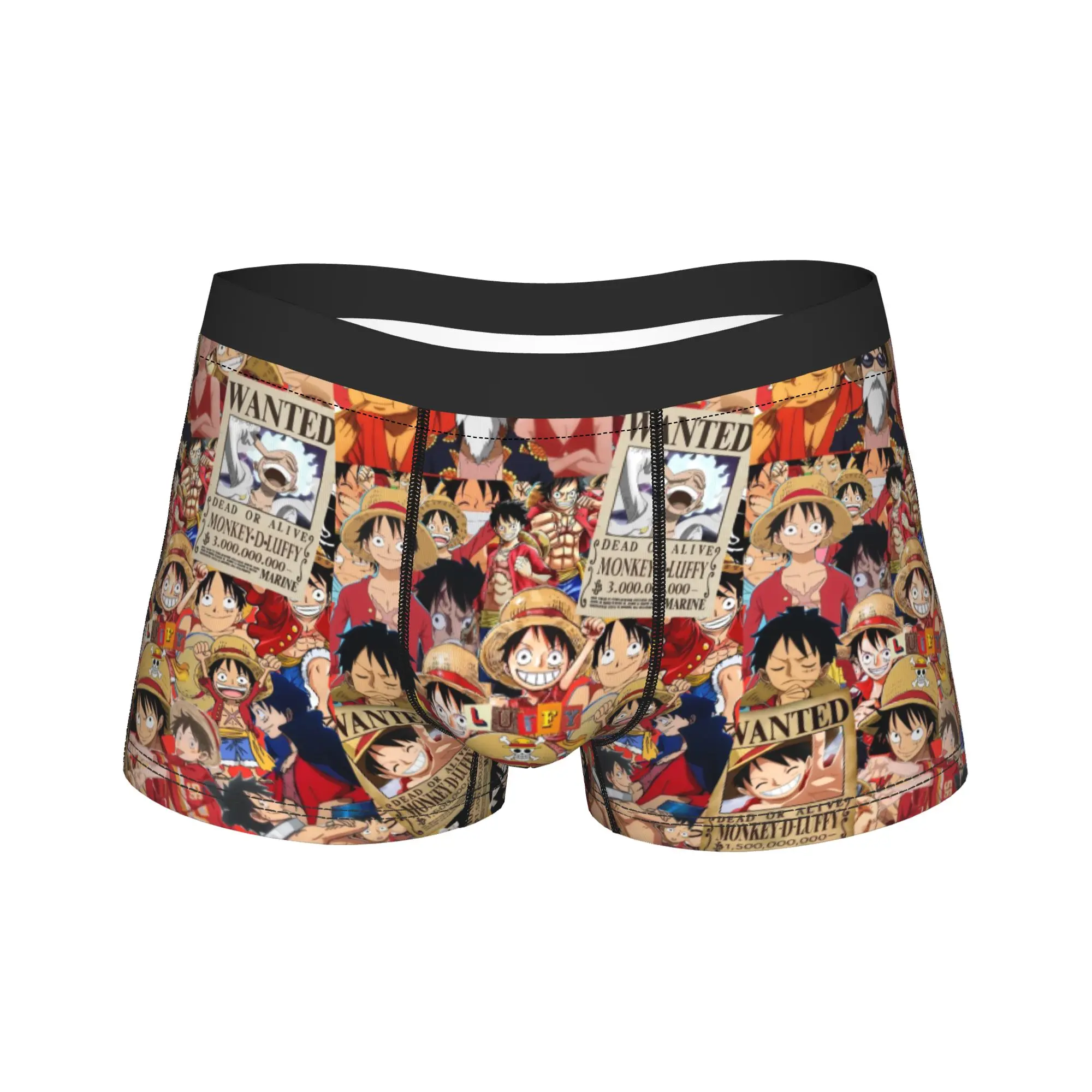 

o-one-piece-e luffys onepiece Merch Boxers Briefs Humor Underwear Boxer Shorts Gag Gift For Men