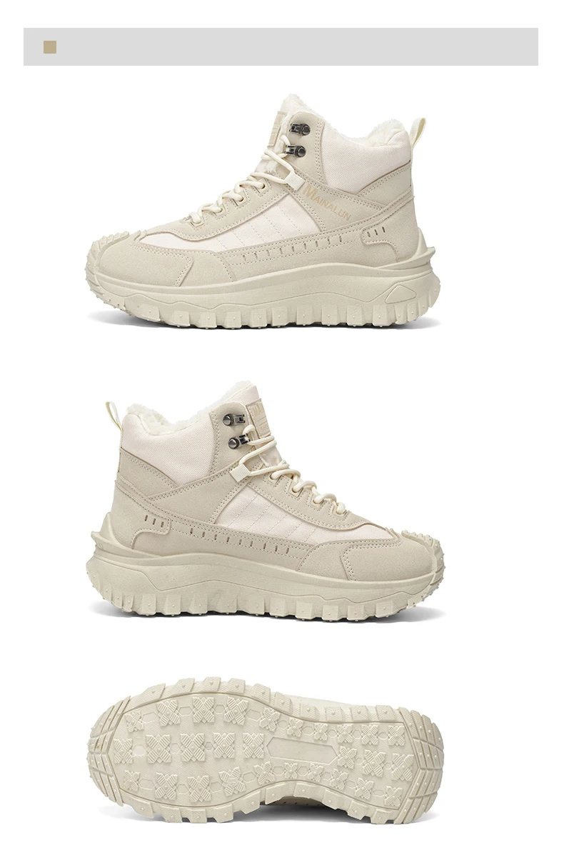 Herren-Outdoor-Schuhe und -Stiefel, Herrenschuhe, geeignet für den Winter, leicht, warm, einfach anzuziehen, mit einem stilvollen Obermaterial. – Detail 22