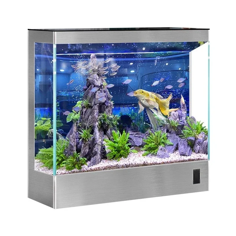 

Безводный фильтр для гостиной, генератор кислорода, полный набор от пола до потолка, бытовой вертикальный интеллектуальный аквариум