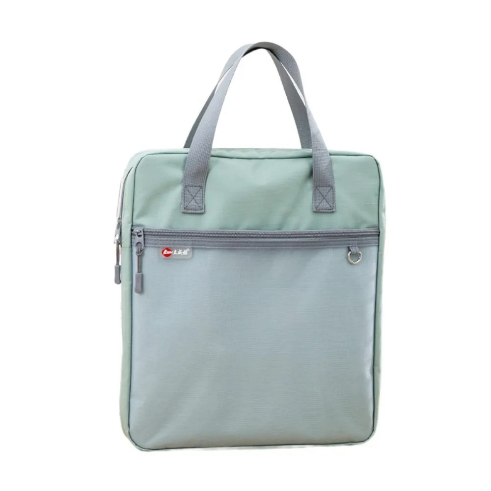 Portable Book Storage Bag Waterproof Handheld Art Storage Bag with Handle Large Capacity Document Storage Bag