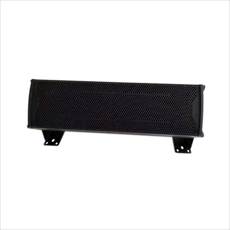 180W Dual 4.5 Inch Aluminum Waterproof Mini Column Speaker XLR Wired Stereo Outdoor Stage Audio System - view 4