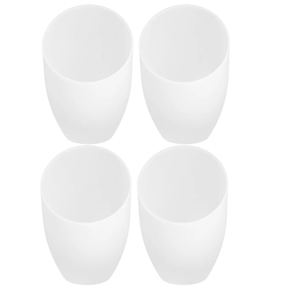 

4Pcs Horseshoe Lamp Shade Plastic Durable Replacement Cover for Floor Table Hanging Wall Light Shade Plastic Lamp Cover