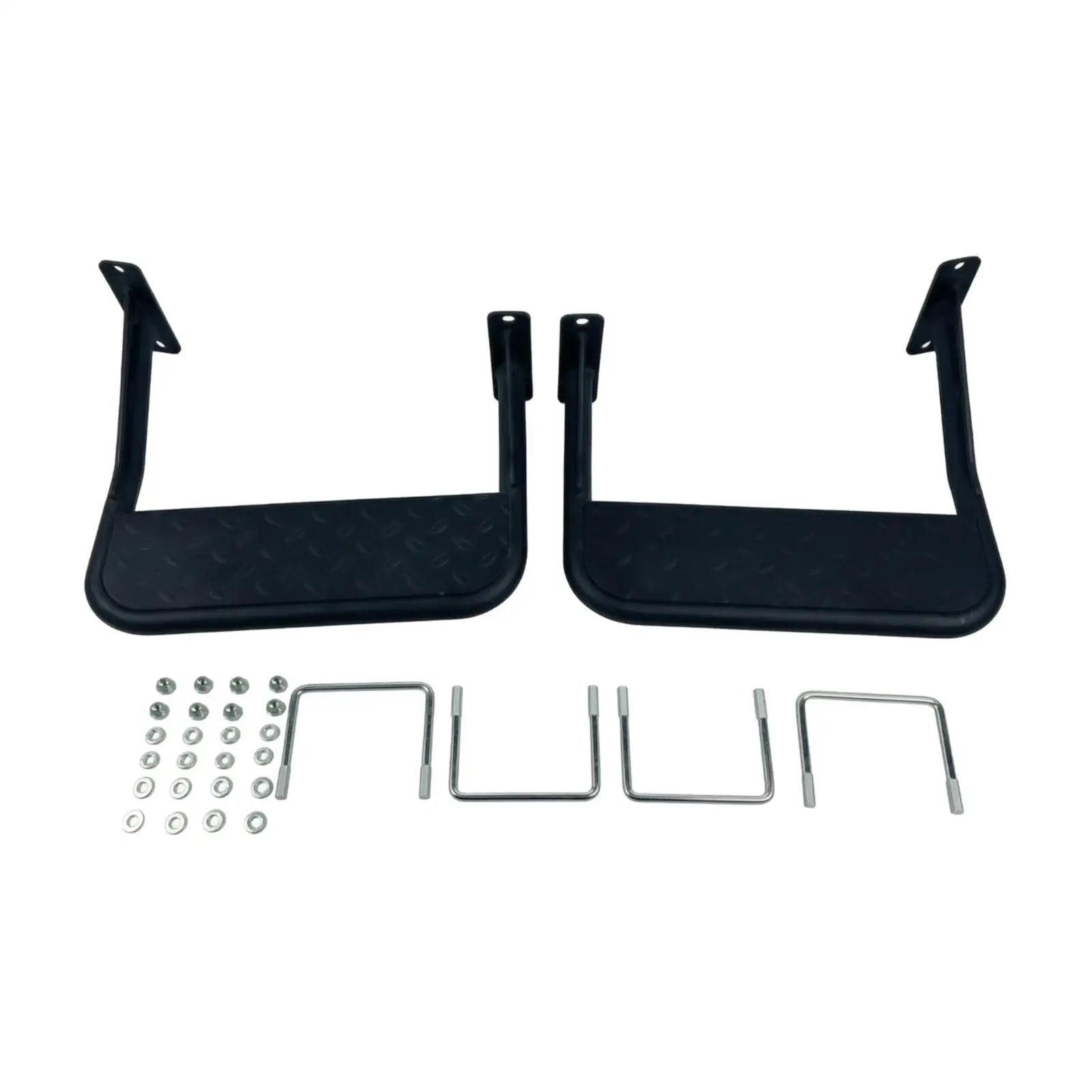 Offroad Pedal Running Board Compatible with 2018-2025 JB74 Compact SUV Black Metal Side Step