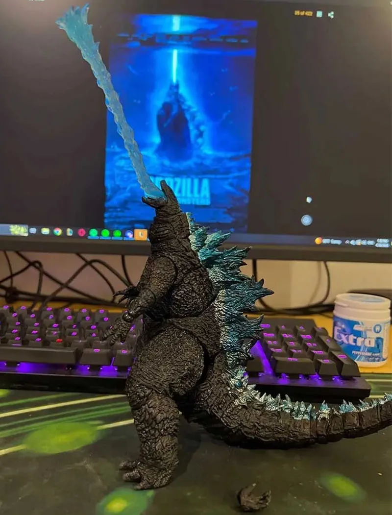 Godzillaรูป2021ภาพยนตร์SHM Edition Monster Godzilla Articulated Action Figuras Anime Figurine 16ซม.ชุดเครื่องประดับของเล่นของขวัญ