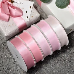 YAMA Double Face Satin Ribbon 25 28 32 38 mm 100yardsBlack White Red Silver for Crafts Wedding Decoration DIY Gifts Hair Bow