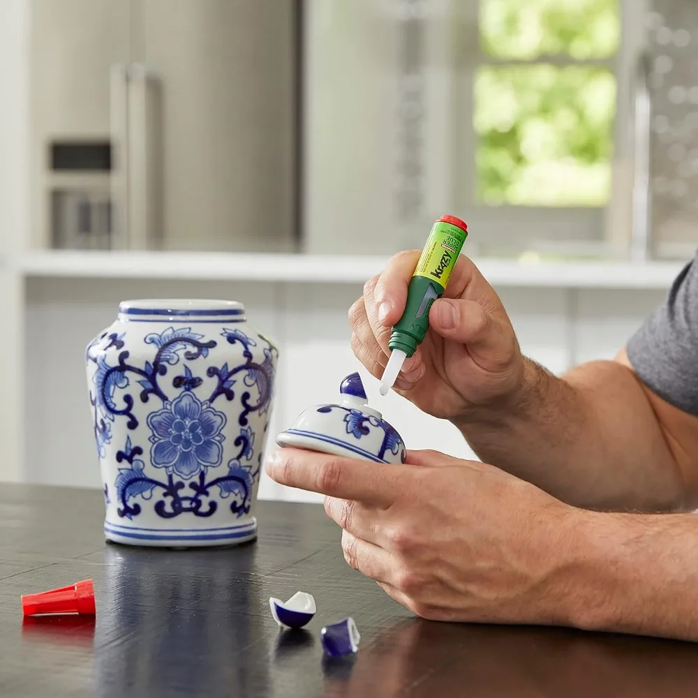 Penna super colla multiuso, adesivo ad asciugatura rapida per plastica, legno, metallo e altro, controllo della precisione