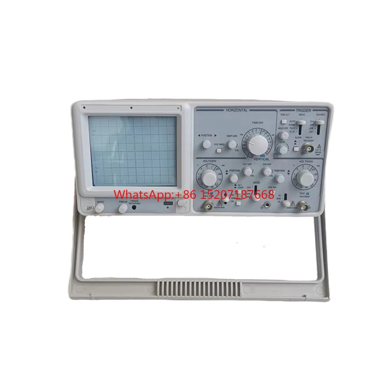 MYAMI 20MHz Dual Channel Laboratory teaching Oscilloscop Dual Trace Analog Oscilloscope Portable Oscilloscope