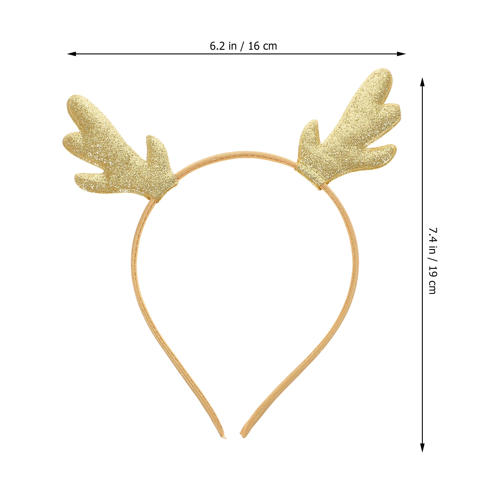 

Antler Headb Christmas Hair Accessories Kids Women Silver Hoop Lightweight Non Deformation Party Gathering Decor Xmas Hair Hoop