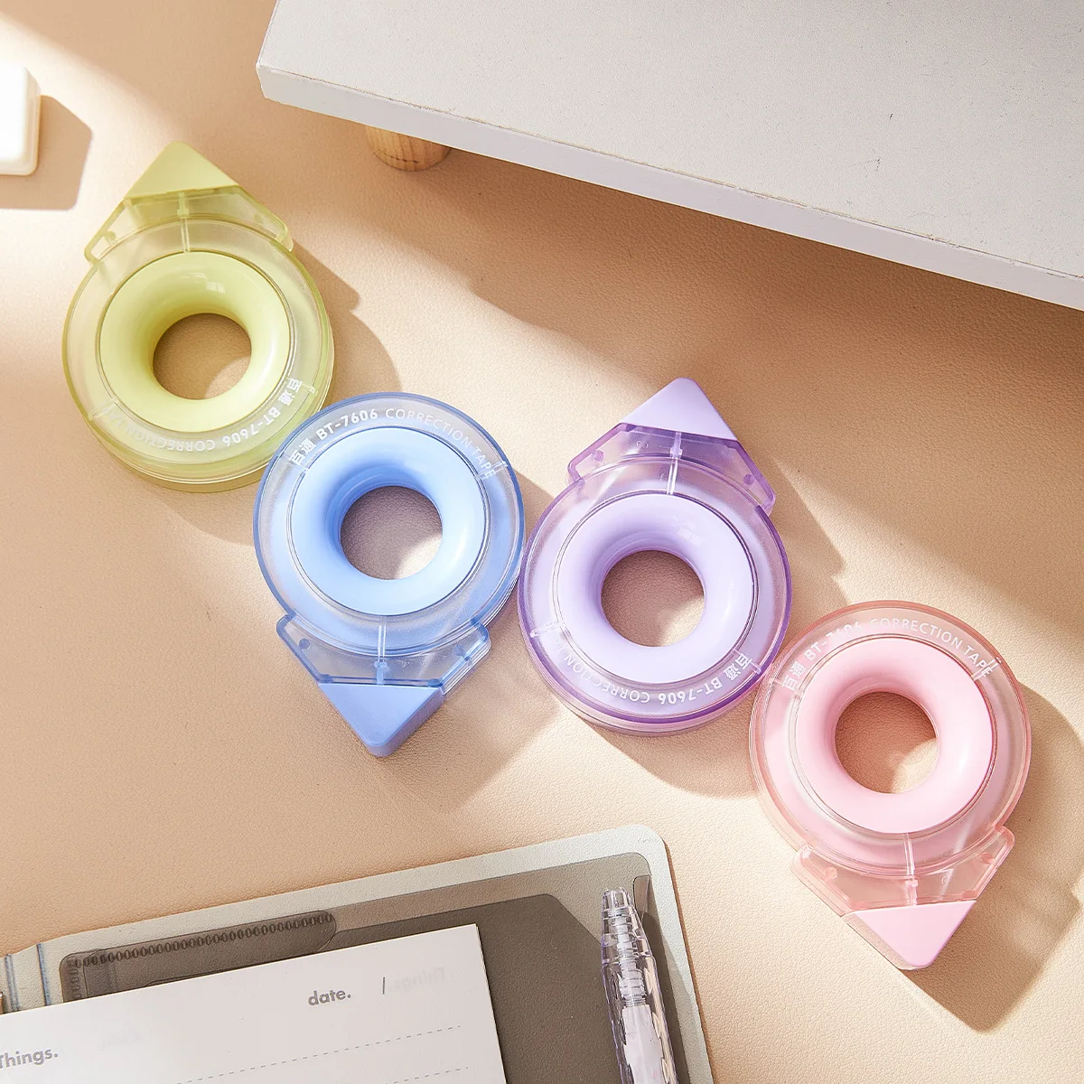 24-pezzi-di-nastro-correttore-colore-macaron-creativo-10-m-carino-materiale-scolastico-di-cancelleria-coreana-all'ingrosso-accessori-da-scrivania-nastro-bianco