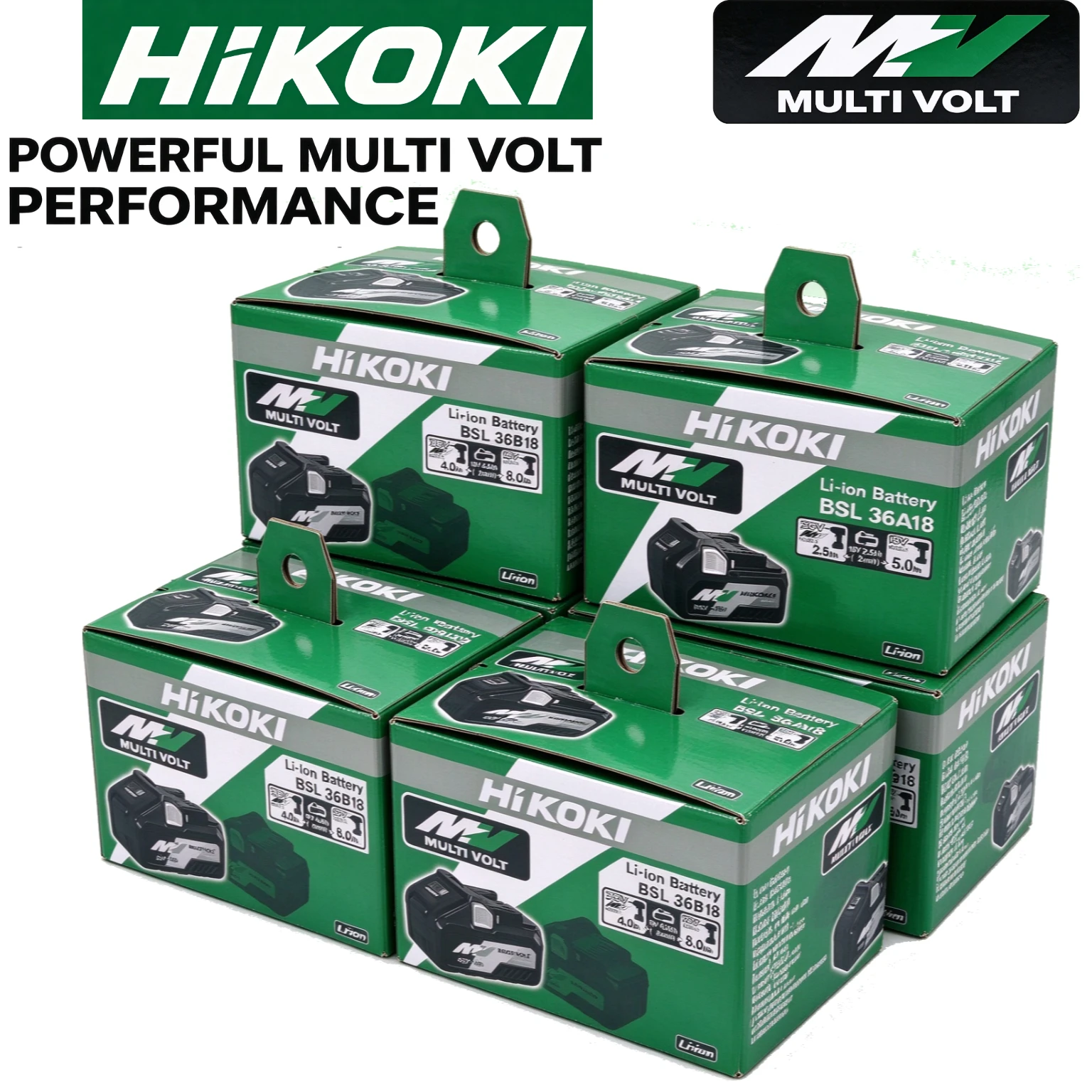 HiKOKI Hitachi 8.0Ah 18V/36V Lithium Battery,dust‑resistant Inner Circuitry,cooperate with DS18DG for Carpentry Constructing Job
