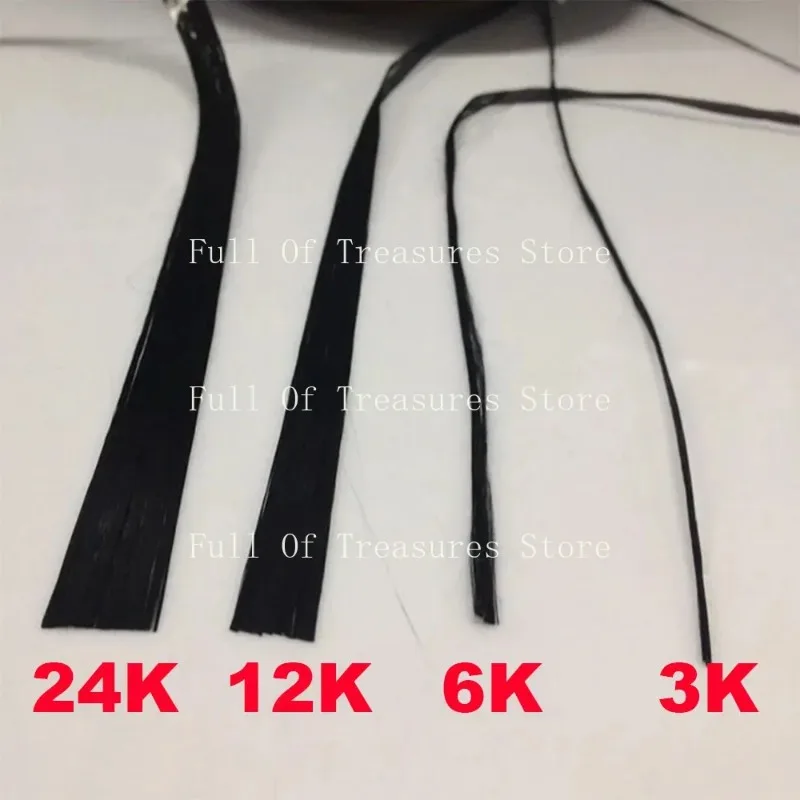 3K Carbon Fiber Wire, alta resistência, fio de fibra, filamento Roving