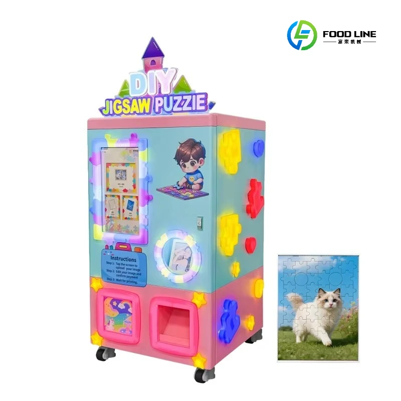 New Carton Jigsaw Puzzle Making Machine Handmade Jigsaw Puzzle Making Machine Diy Jigsaw Vending Machine Touch Screen Customized