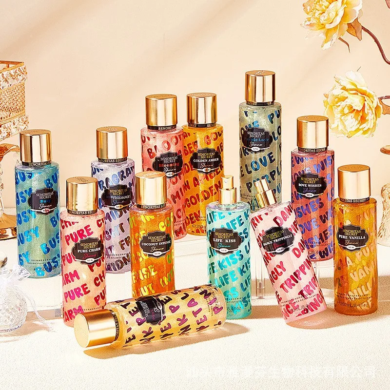 عطر فيكتوريا، بخاخ الجسم، عطر يدوم طويلاً، رمل مذهّب، عطر هدية خاصة بالجملة.