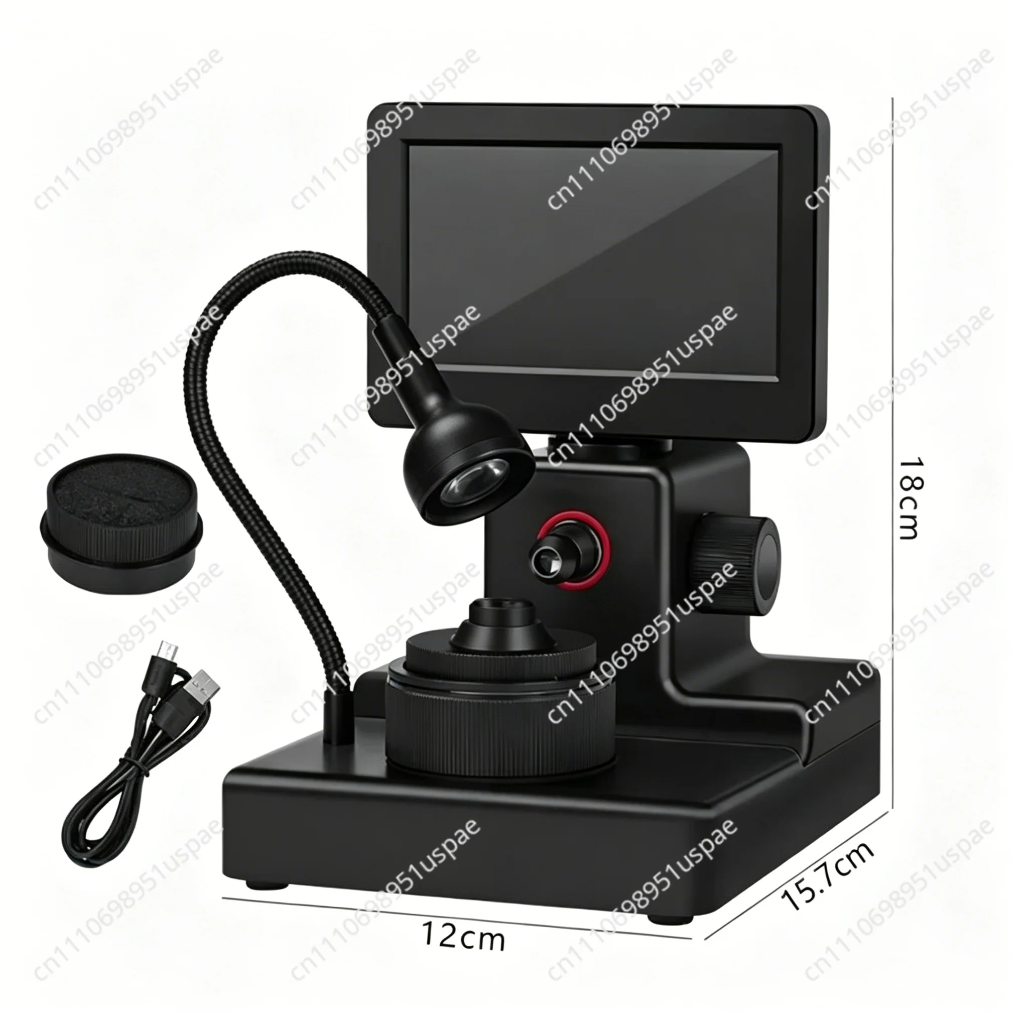 Upgraded 1500X Magnification Diamond Loupe Microscope - 4.3