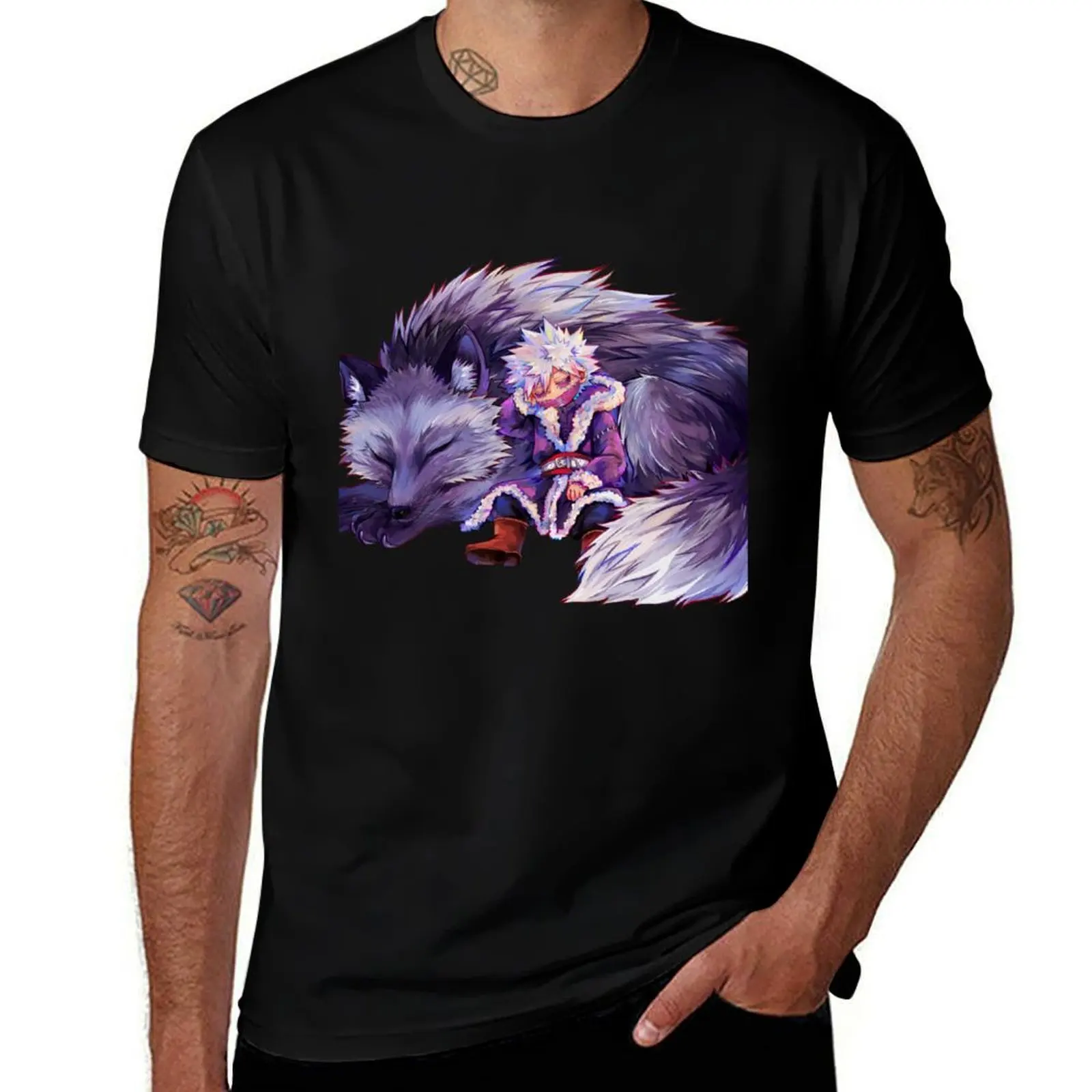 

CHIBI Winter AU T-Shirt sports fans animal prinfor boys graphic t shirt vintage plus size men clothing