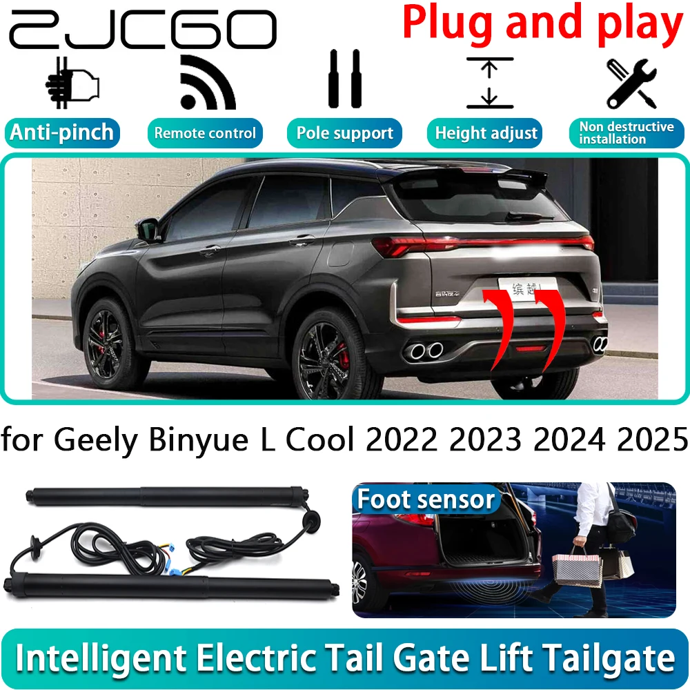 

for Geely Binyue L Cool 2022 2023 2024 2025 Electric Powered Tailgate Power Liftgate Automatic Tailgate System With Foot Sensor