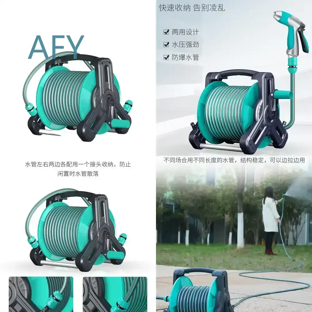 Plastic Tap Water Pipe Faucet Connector for 4 Flower Watering High Pressure Car Wash Leather Hose Separate Vegetable Watering