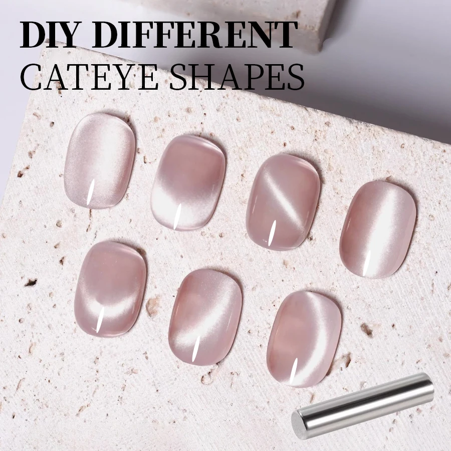 RSNAIL 9g Crystal Cat Eye Gel Nail Polish Glass Cat Magnetic Gel Nail Art Manicure UV Soak Off Semi Permanent Varnish for Summer