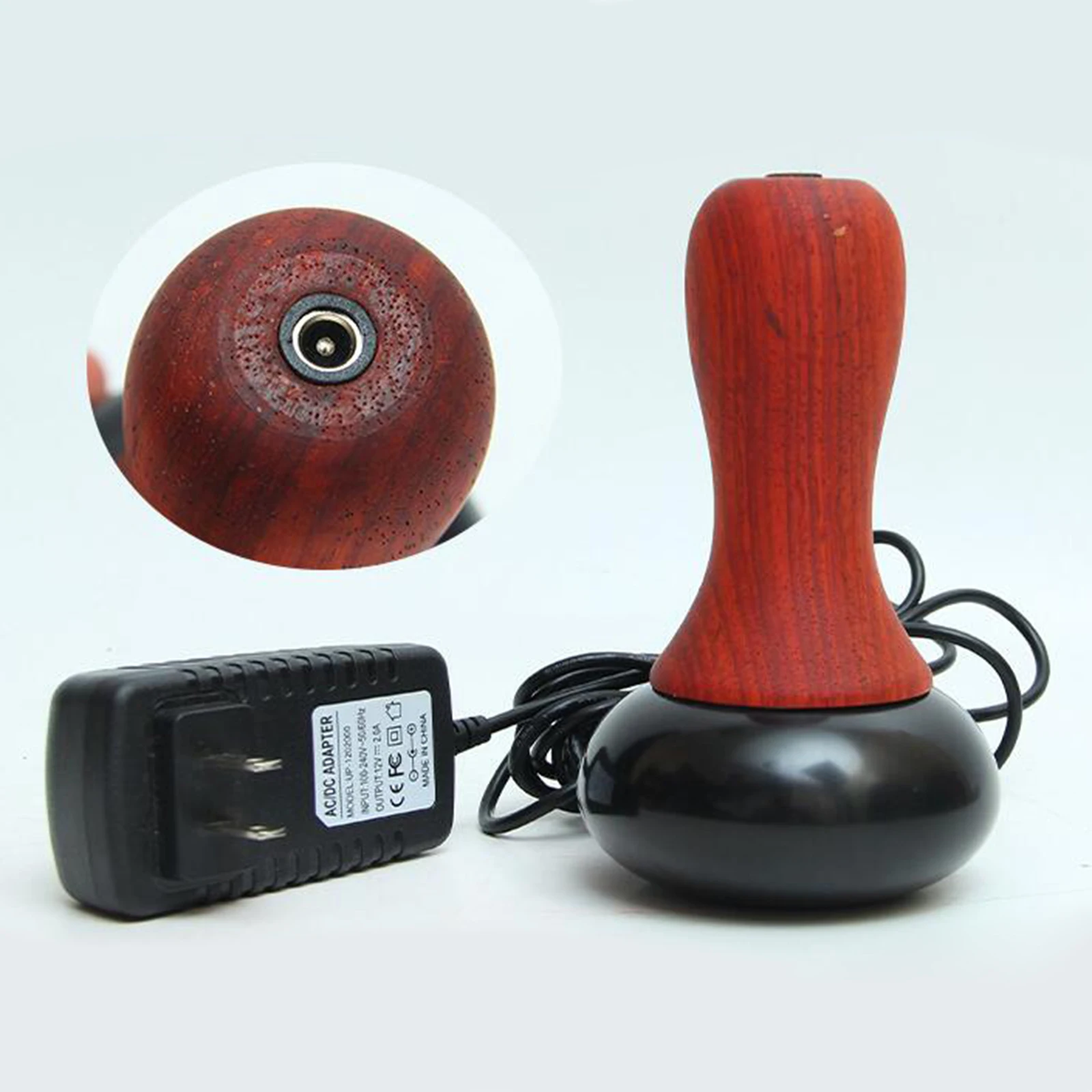 Natural Bianstone Warming Moxibustion Instrument Taiji Ball Heat for Massage Shop Adults