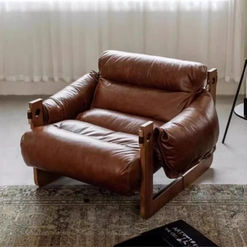 

Cheap Wooden Nordic Chair Home Recliner Luxury Comfy Designer Living Room Chairs Armchair Reading Sedie Da Soggiorno Furniture