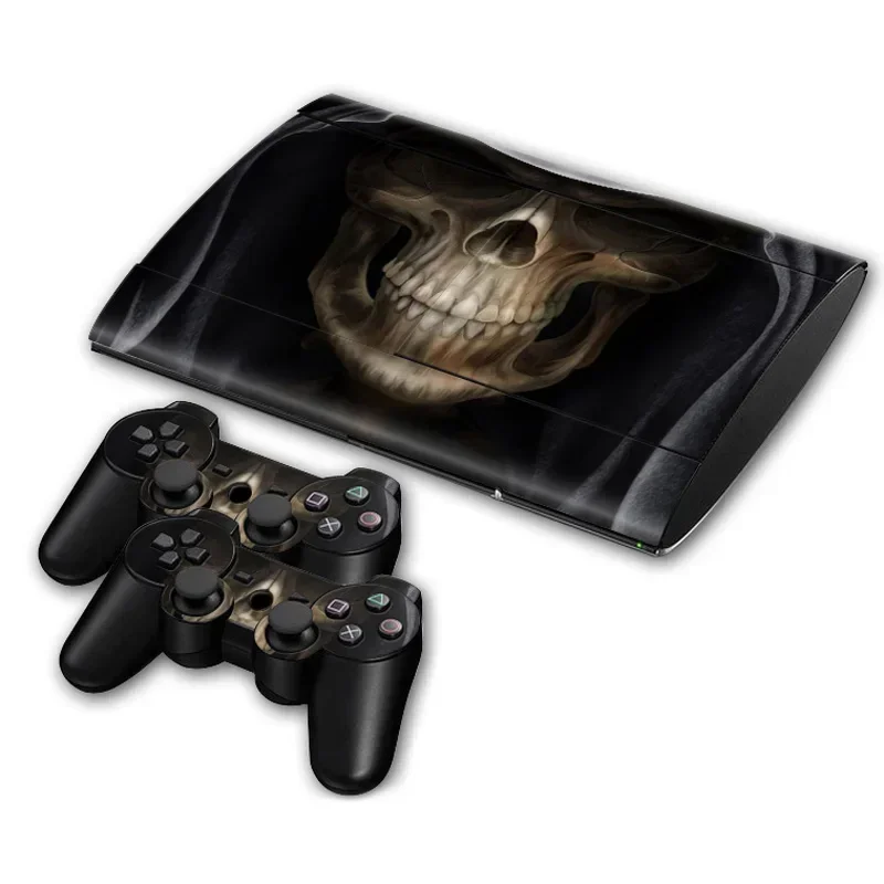 

Skull design For PS3 Super slim 4000 Skin Stickers PVC for Console FREE POST